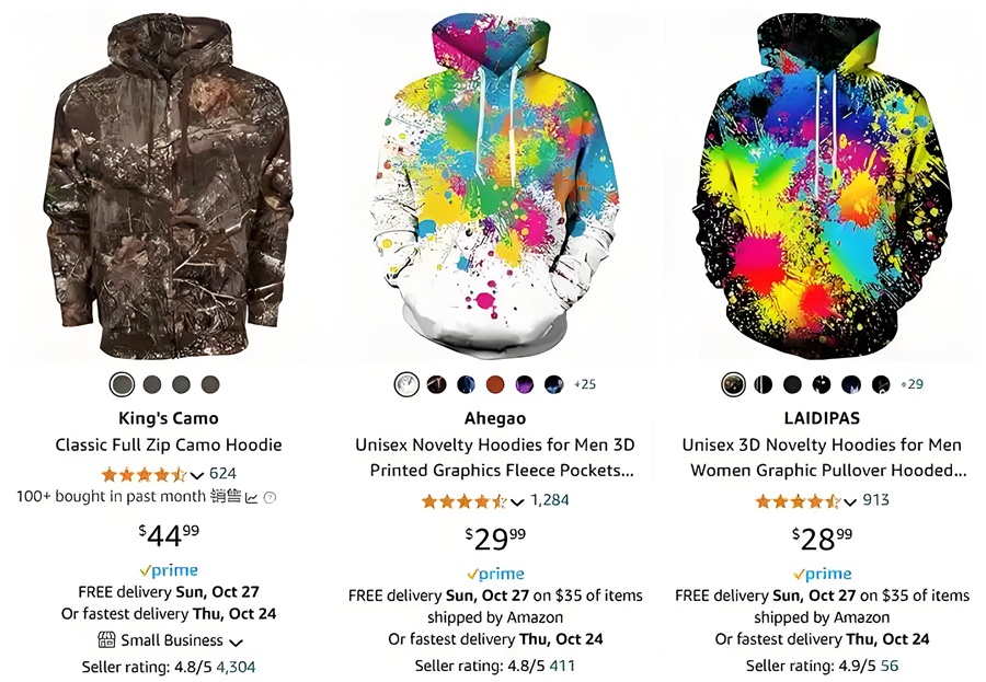 pod服装定制的热门主题之迷彩和扎染