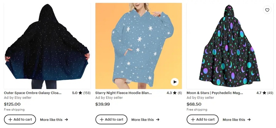 定制斗篷之星空设计