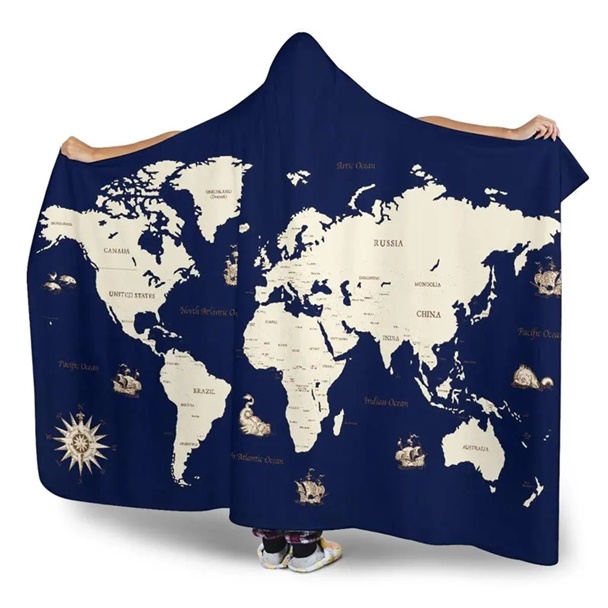 定制斗篷之复古地图设计