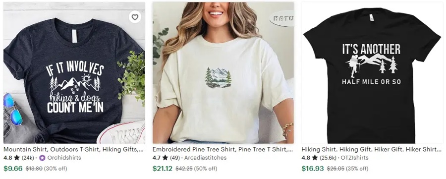 2025定制T恤设计方向之户外休闲