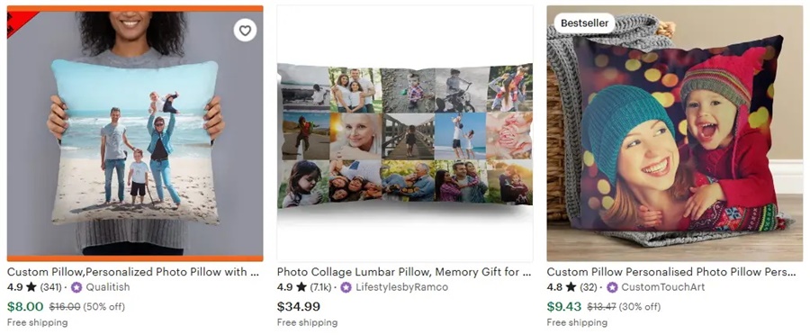 热门定制抱枕的设计主题之家庭照片枕头