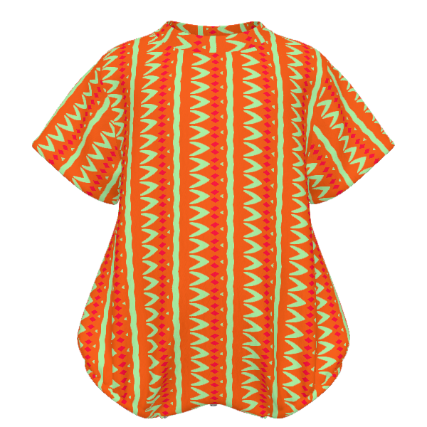boho striped orange