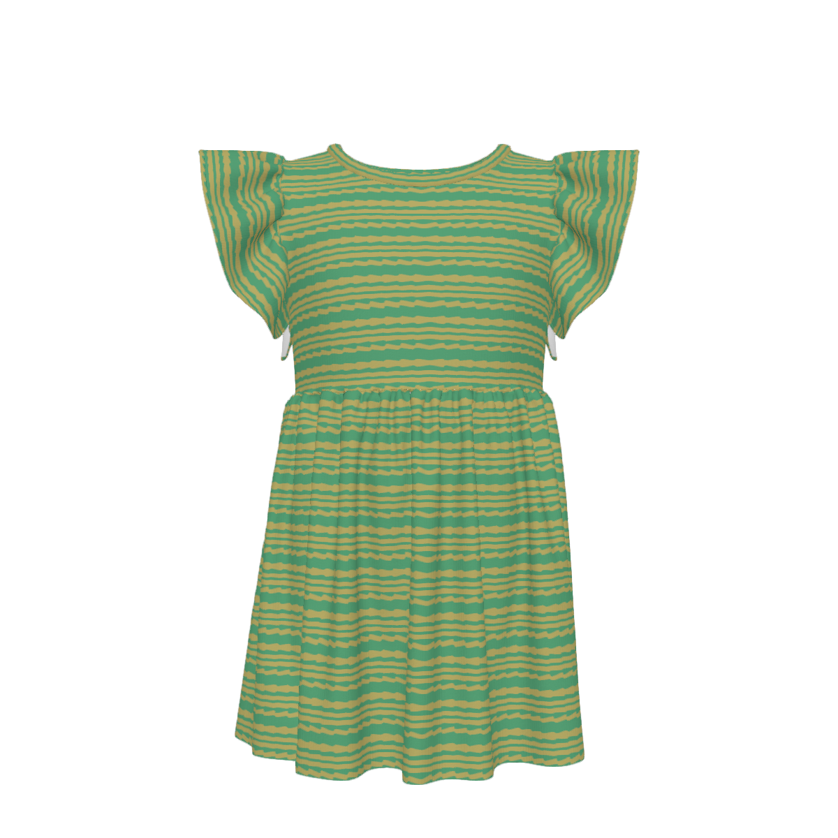 boho striped teal beige